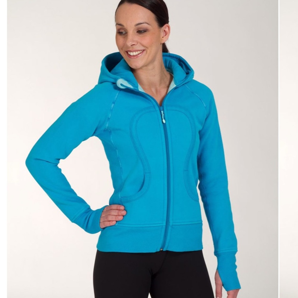 Lululemon Scuba Zip Up Hoodie Sweatshirt Snorkel Blue